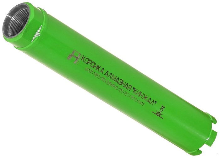 Алмазная коронка Alaton Кинжал D 57 L 300