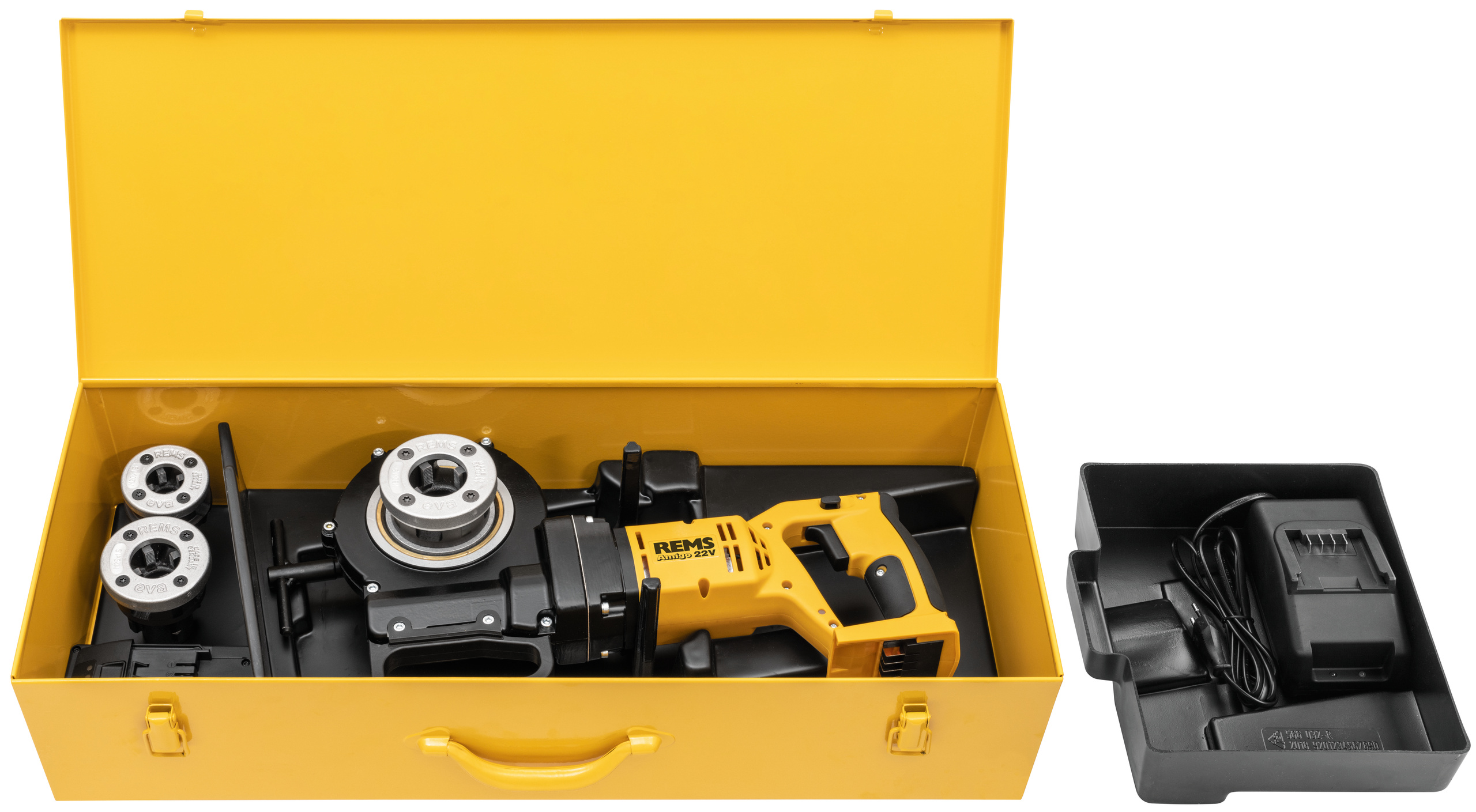 Аккумуляторный резьбонарезной клупп Rems Akku-Аmigo 22V (M20+25+32), артикул 
