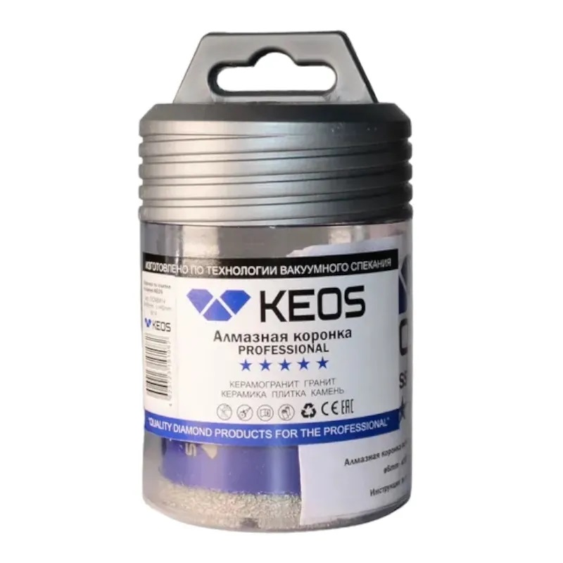 Алмазная коронка по керамограниту KEOS PRO 50 мм M14