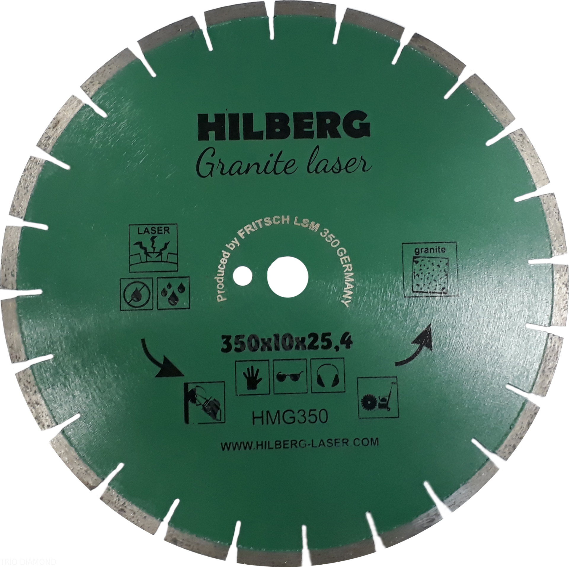 Алмазный диск Hilberg Granite Laser 350 мм