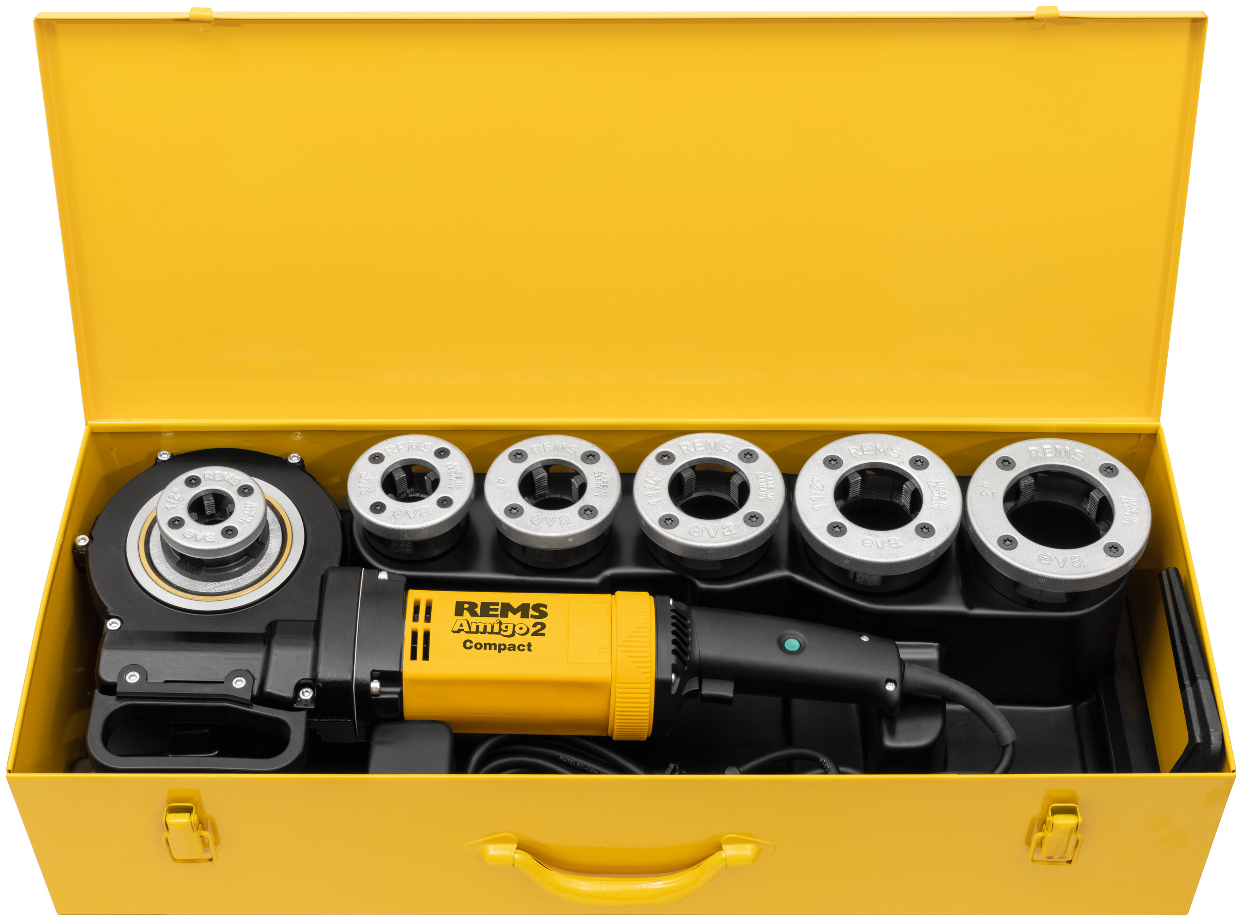 Резьбонарезной клупп Rems Аmigo 2 Compact (R½-¾-1-1¼-1½-2''), артикул 