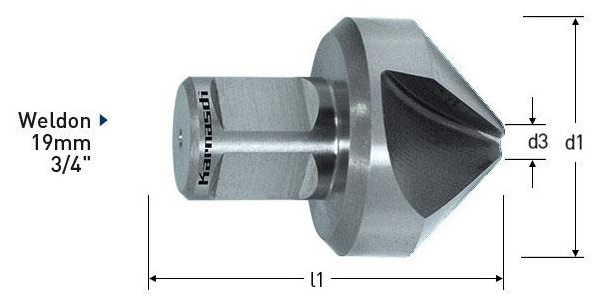 Зенкеры Karnasch HSS-XE