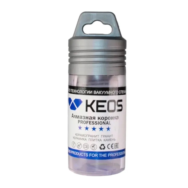 Алмазная коронка по керамограниту KEOS PRO 25 мм M14