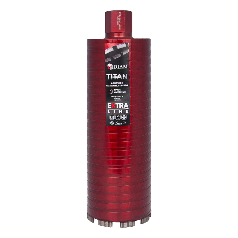 Алмазная коронка DIAM ExtraLine Titan 112/300 мм (сухое сверление)