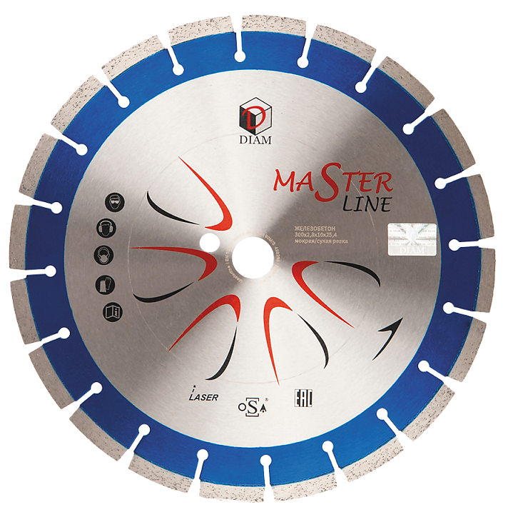 Алмазный диск Diam Железобетон MasterLine 450 мм