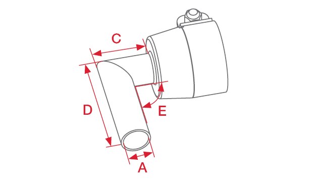 Трубчатая насадка Leister 90° для Ghibli