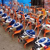 Диагностика трубопроводов с опрессовочными насосами ПРЕУС