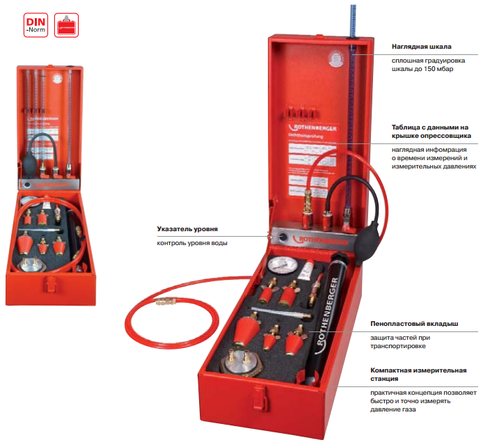 Опрессовочный насос Rothenberger Rotest GW 150/4