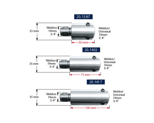 Удлинители для корончатых сверл Karnasch