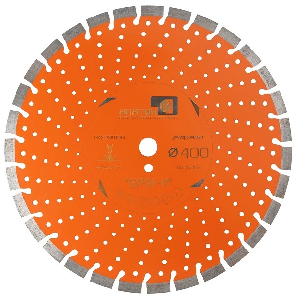 Алмазный диск Alaton Буран-М 400 мм