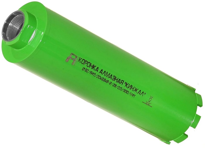 Алмазная коронка Alaton Кинжал D 92 L 300