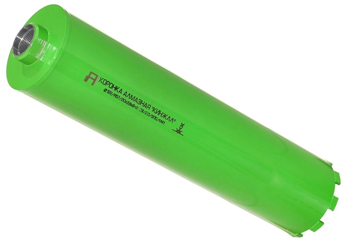 Алмазная коронка Alaton Кинжал D 122 L 500