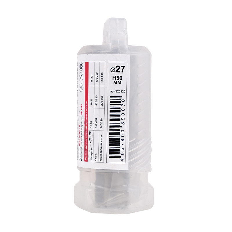 Корончатое сверло DIAM HSS ExtraLine D27 L50