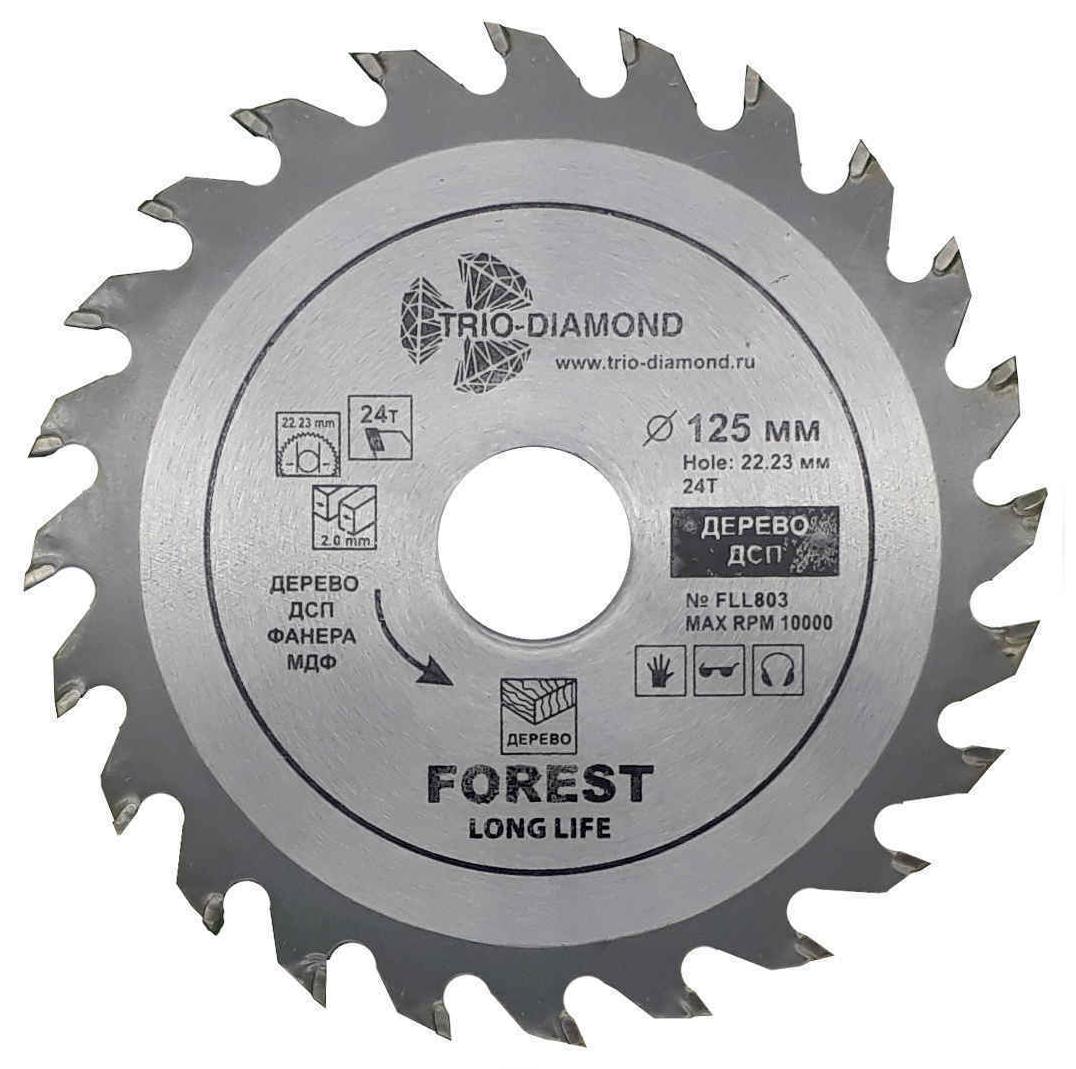 Пильный диск Trio Diamond Forest Long Life 125 мм (22,23/24T)