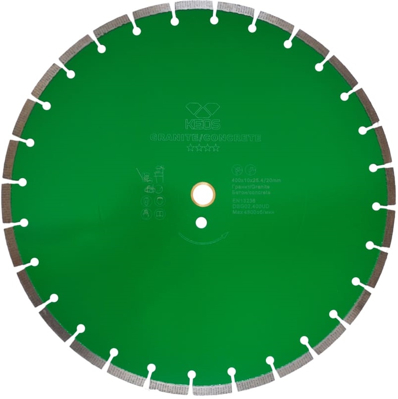Алмазный диск KEOS GRANITE сегментный (гранит) 400 мм