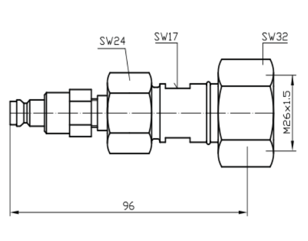 Переходник измерительный Ferroma ПИ-08-002 (аналог 6-1161-R011)