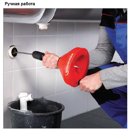 Ручное прочистное устройство Rothenberger Rospi H+E Plus 10
