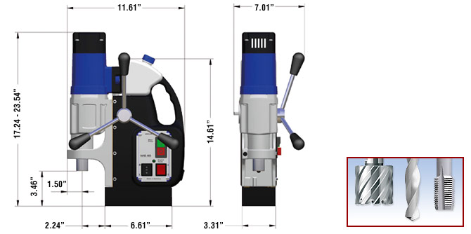 Магнитный сверлильный станок BDS MAB-485