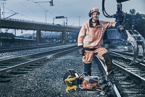 Бензорез Husqvarna K1270 Rail 16" + RA10 (для ж/д рельс)