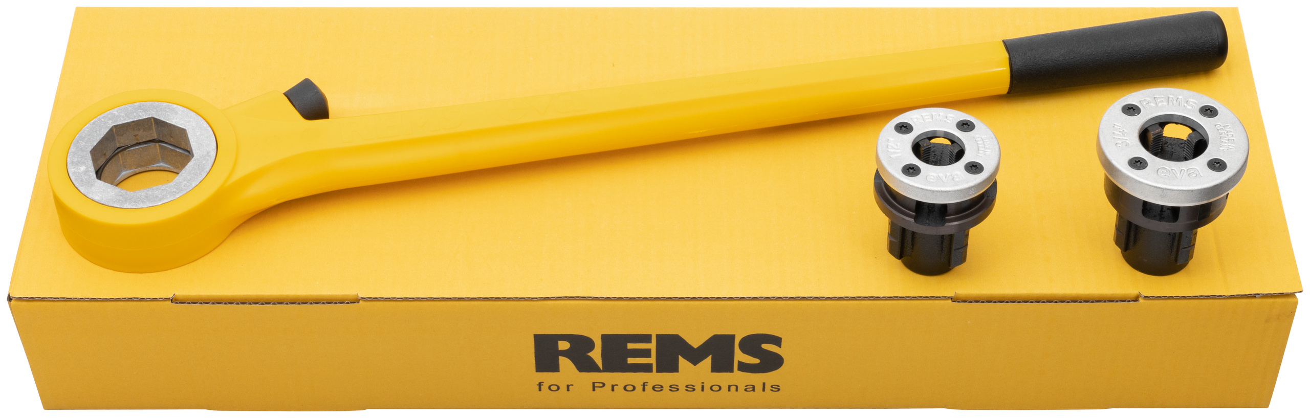 Резьбонарезной клупп Rems Eva Set R ½-¾'', артикул 