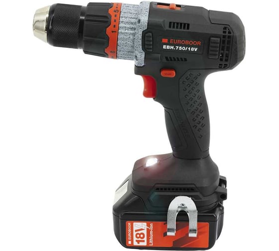 Аккумуляторная дрель Euroboor EBH.750/18V, артикул 