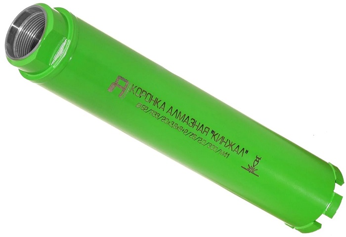 Алмазная коронка Alaton Кинжал D 62 L 300