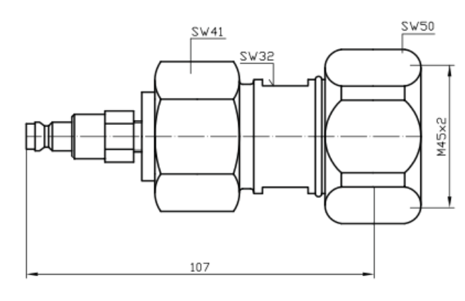 Переходник измерительный Ferroma ПИ-20-002 (аналог 6-1161-R012)