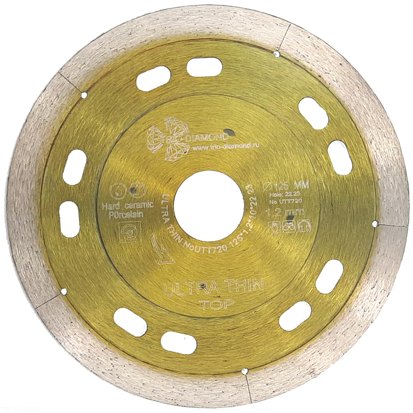 Алмазный диск Trio Diamond Ультратонкий Top 125 мм