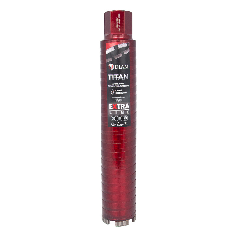 Алмазная коронка DIAM ExtraLine Titan 62/300 мм (сухое сверление)