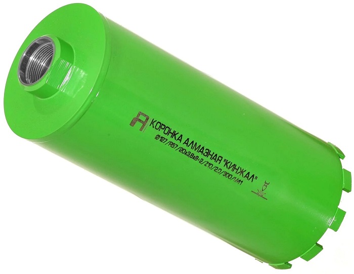 Алмазная коронка Alaton Кинжал D 127 L 300