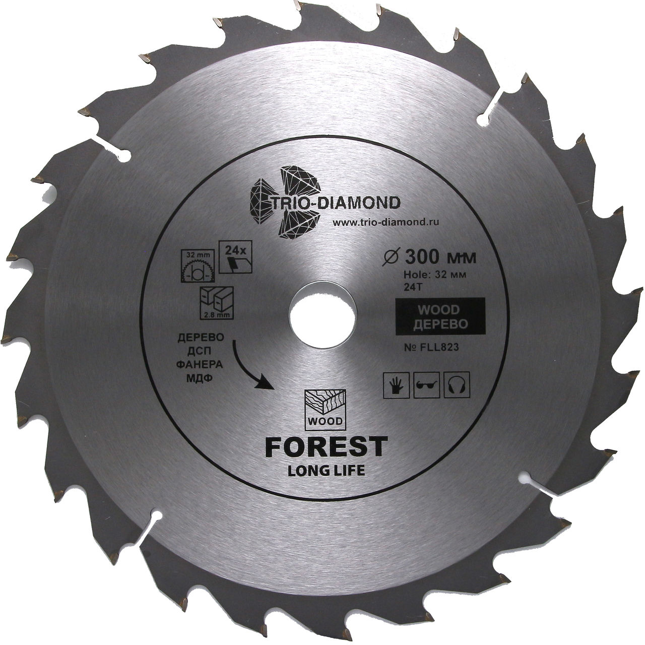 Пильный диск Trio Diamond Forest Long Life 300 мм (24T)