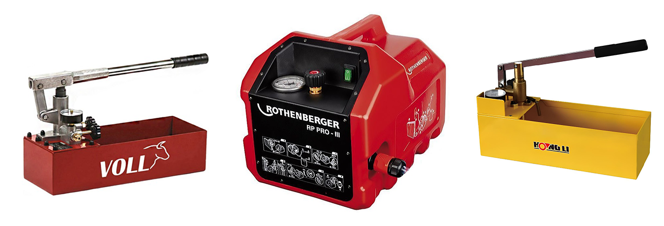 Все новинки ручных и электрических опрессовочных насосов