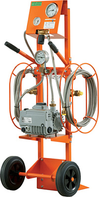 Тележка для откачки воздуха и заполнения элегазом Dilo 3-001-4-R122