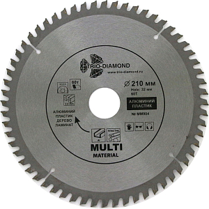 Пильный диск Trio Diamond Multi Material 210 мм (60T)