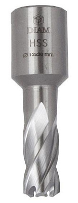 Корончатое сверло DIAM HSS ExtraLine D12 L30