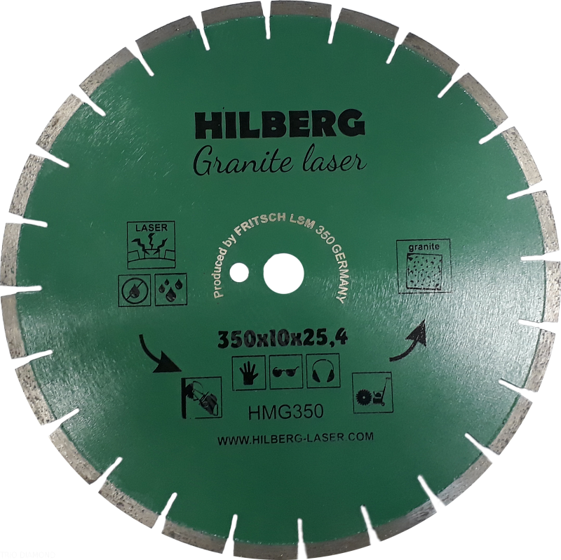 Алмазный диск Hilberg Granite Laser 350 мм