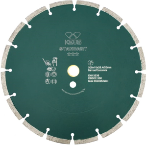 Алмазный диск KEOS Standart сегментный (бетон) 300 мм