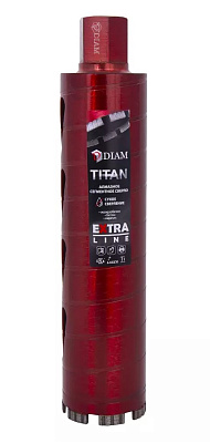 Алмазные коронки DIAM ExtraLine Titan HIT с микроударом L300