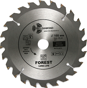 Пильный диск Trio Diamond Forest Long Life 160 мм (24T)