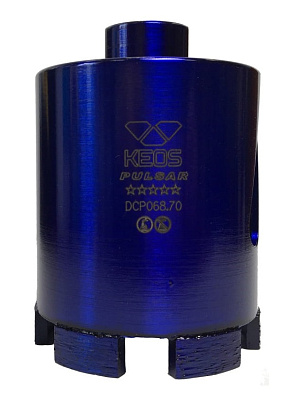 Алмазная коронка по бетону KEOS PULSAR М16 68/70 мм