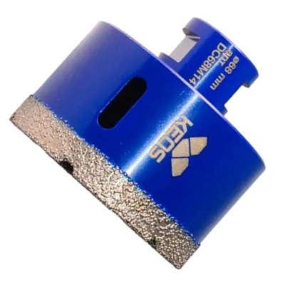 Алмазная коронка по керамограниту KEOS PRO 68 мм M14