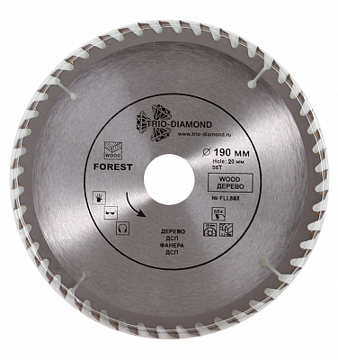 Пильный диск Trio Diamond Forest Long Life 190 мм (20/56T)