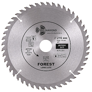 Пильный диск Trio Diamond Forest Long Life 216 мм (48T)