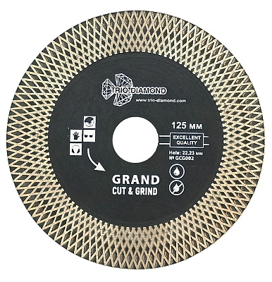 Алмазный диск Trio-Diamond Grand Cut'n'Grind Turbo 125 мм