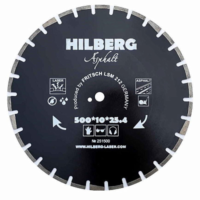 Алмазный диск Hilberg Laser Asphalt 500 мм