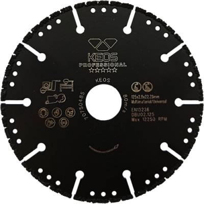 Алмазный диск KEOS универсальный 125 мм