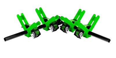 Позиционер 4-х зажимный для электромуфтовой сварки труб ПРОСВАР (63-200 мм)