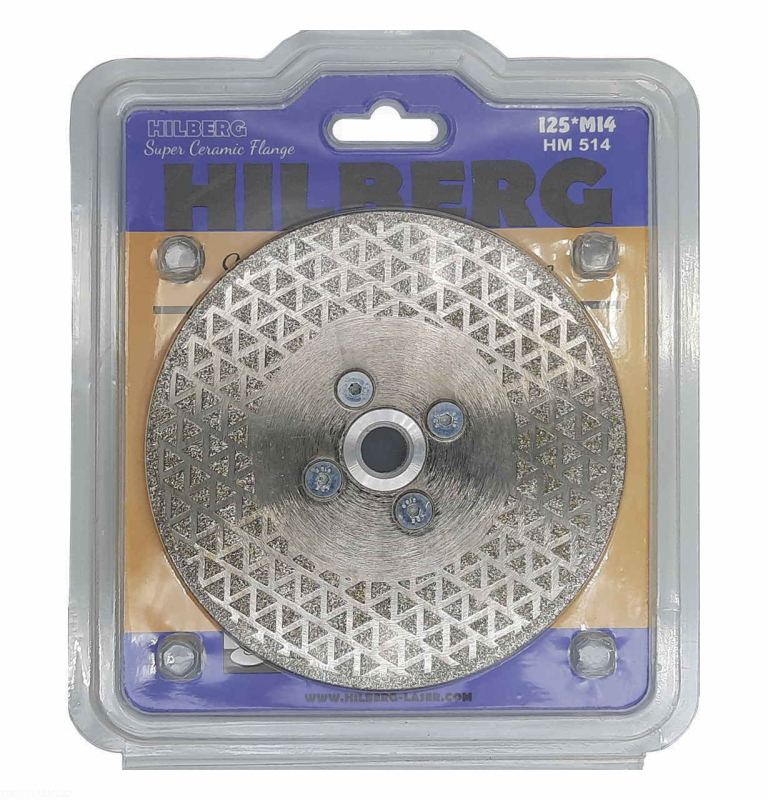 Алмазный диск Hilberg Super Ceramic Flange 125 мм