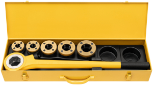 Резьбонарезной клупп Rems Eva Set R ⅜ -½ -¾ -1-1¼'' LH