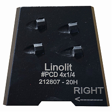 Франкфурт фрезеровальный Linolit КОГОТЬ #PCD4x¼